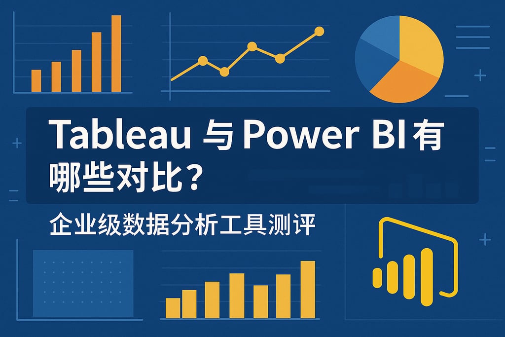 Tableau与Power BI对比有哪些？企业级数据分析工具测评